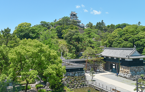 高知城 追手門